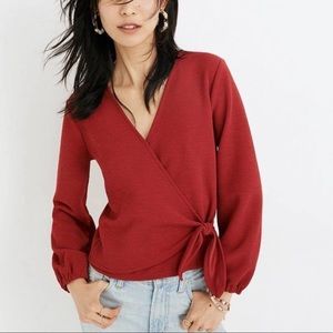MADEWELL WRAP TOP